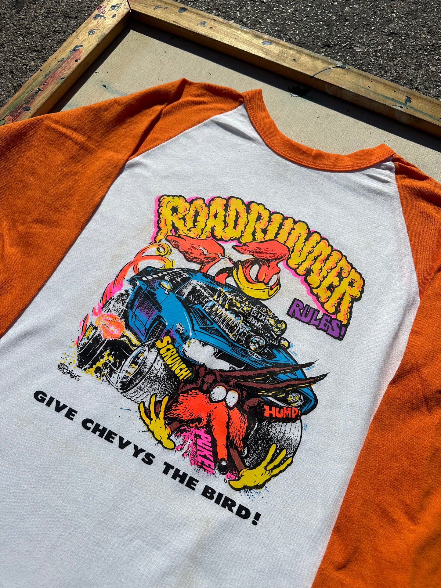 80’s Road Runner Rules Baseball T-Shirt
