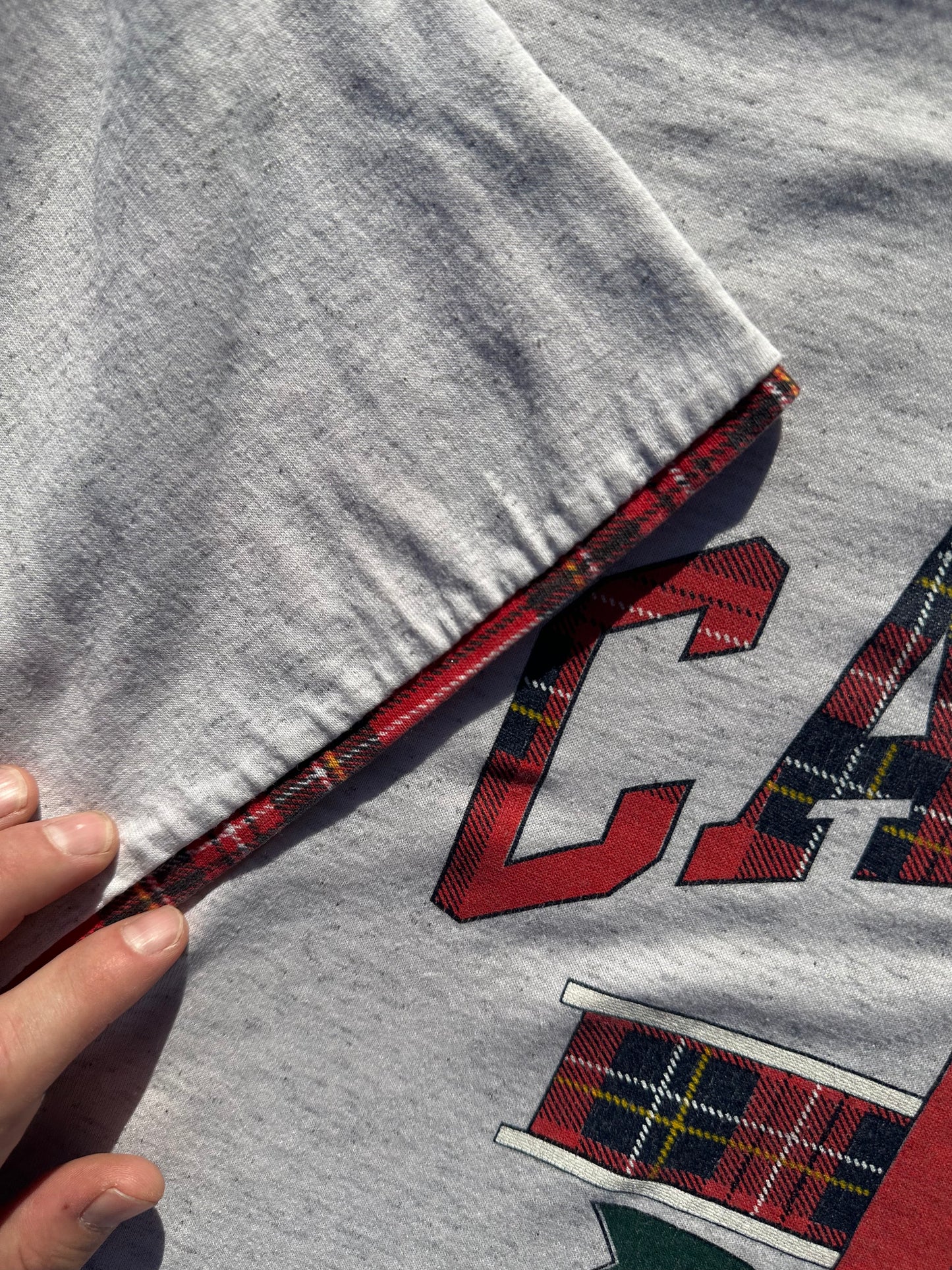 Vintage Canada T-Shirt with Plaid