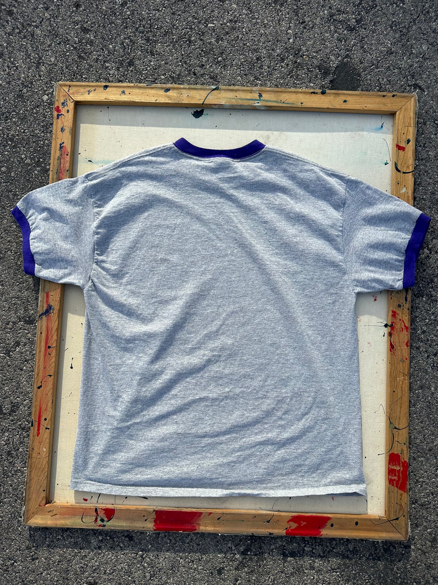 Vintage Grey Ringer T-Shirt
