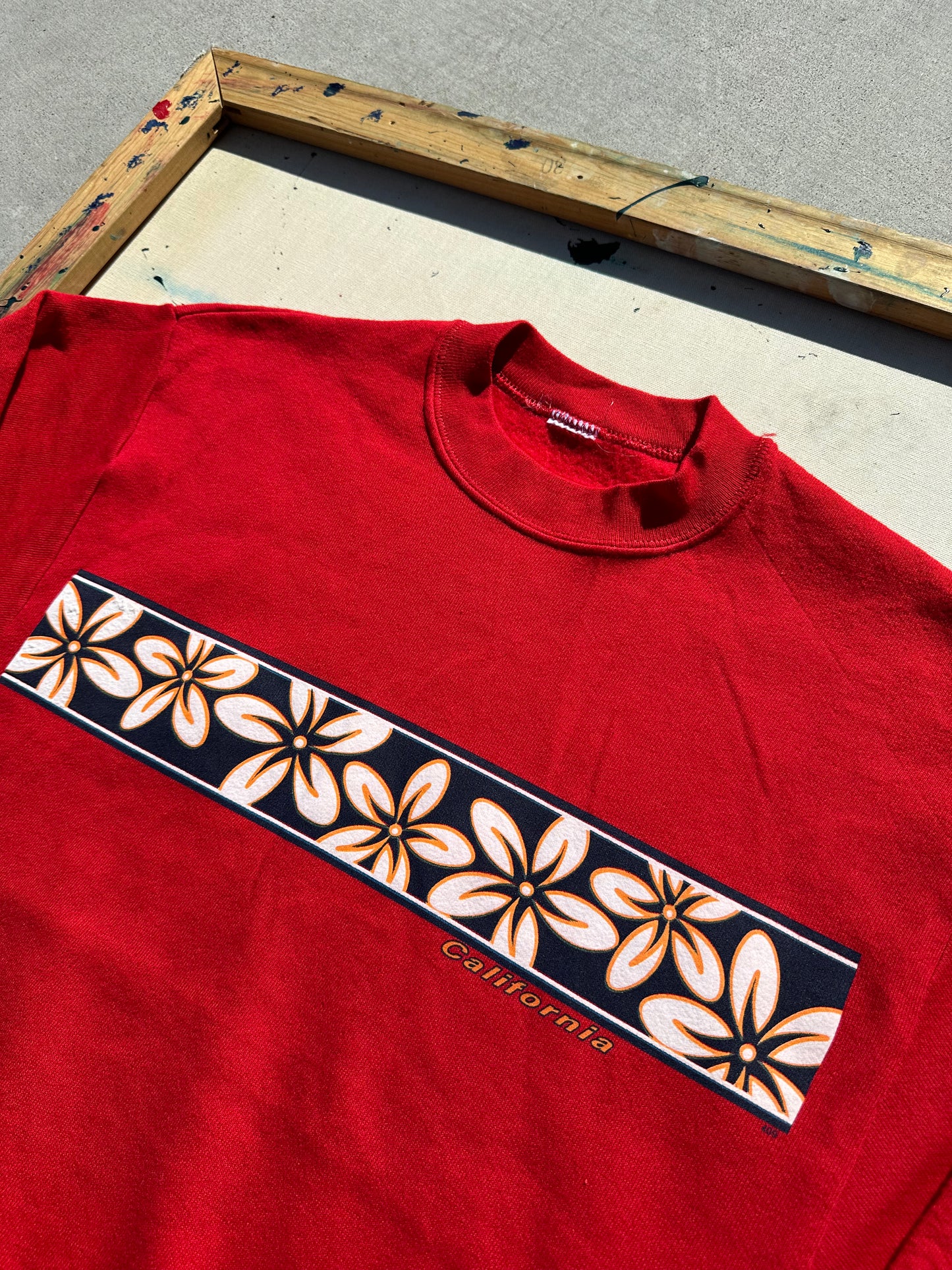 Vintage California Flowers Sweatshirt