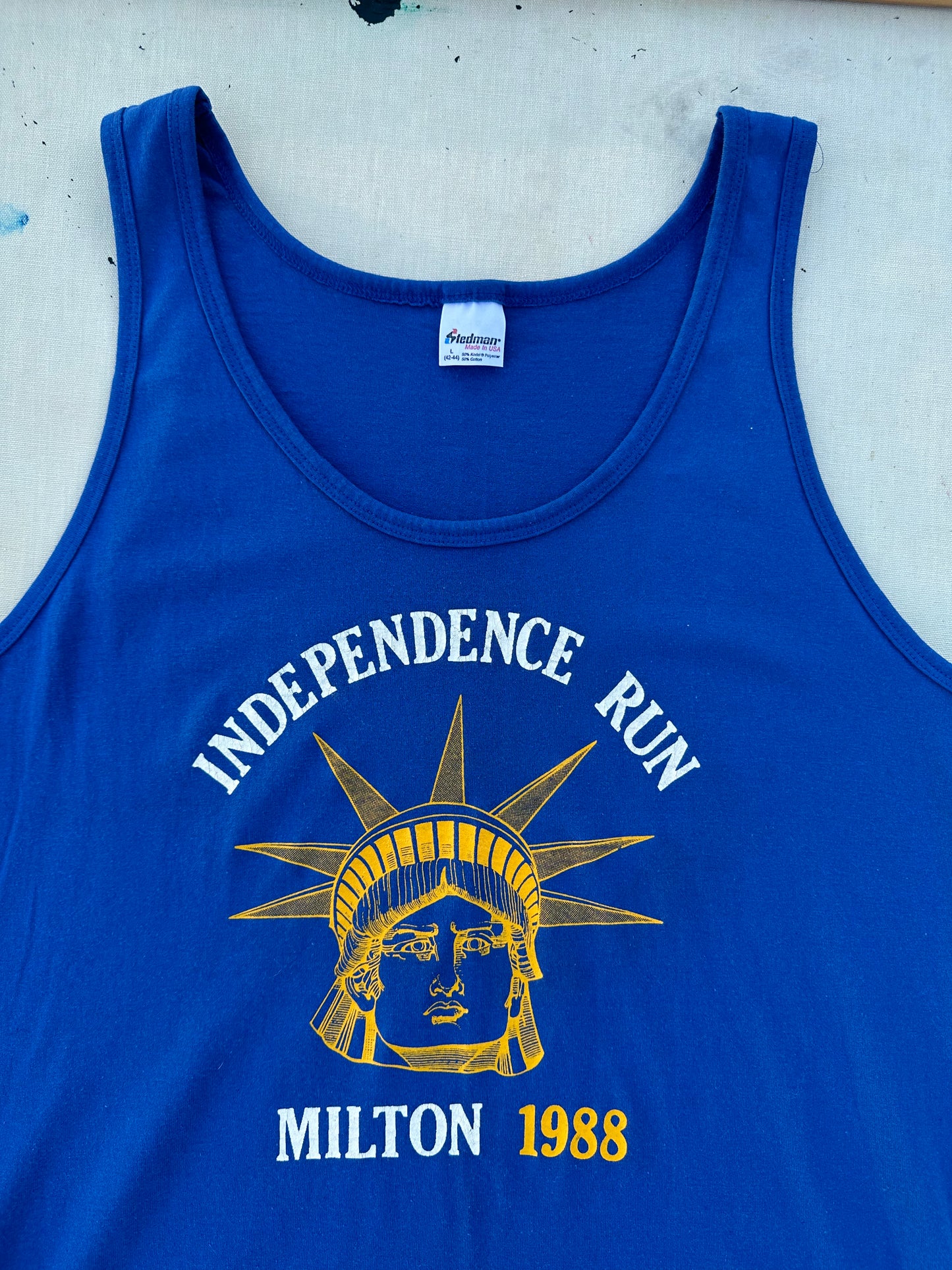 1988 Milton Independence Run Tank Top