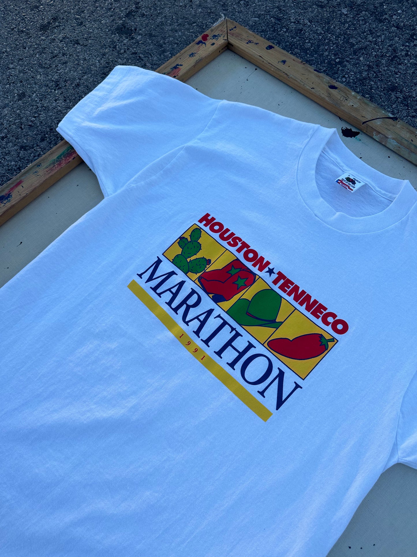 1991 Houston Tenneco Marathon T-Shirt