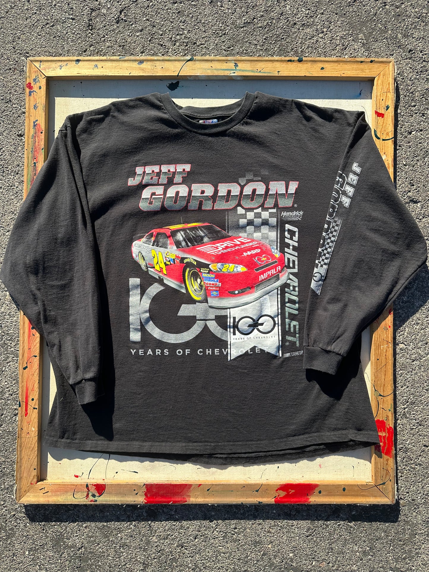 Jeff Gordon 100 Years of Chevrolet Long Sleeve