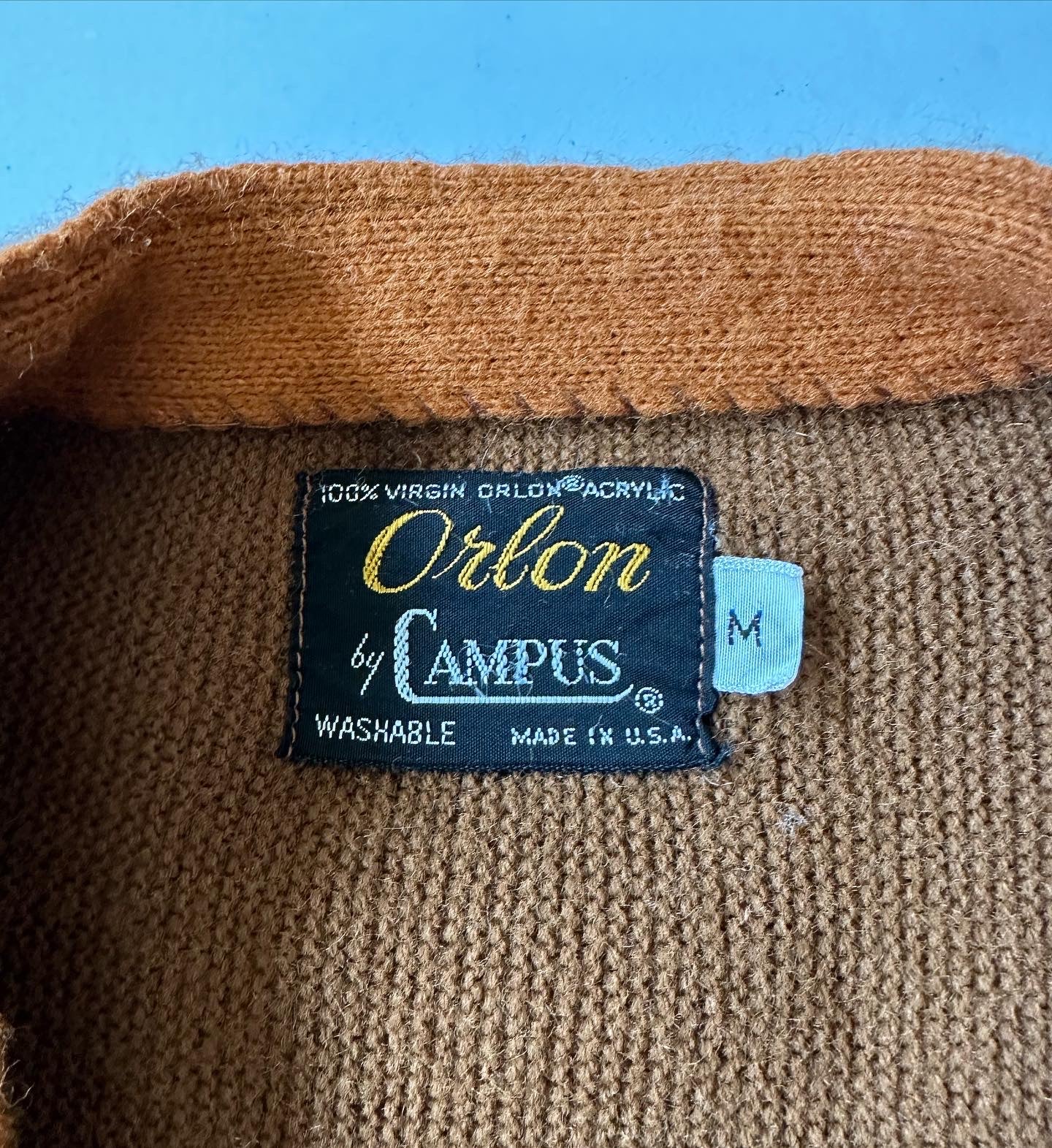 Vintage 70’s Orlon by Campus Cardigan