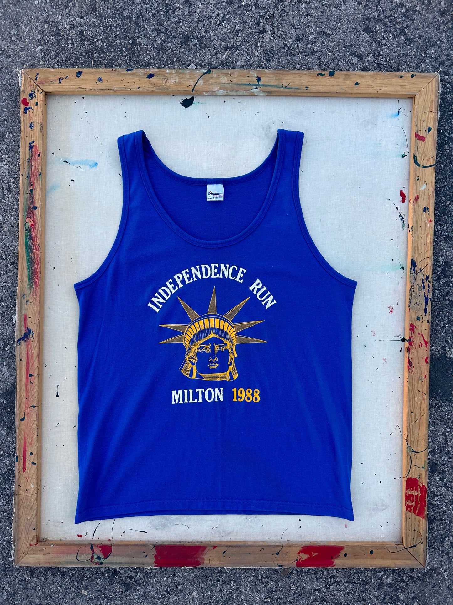 1988 Milton Independence Run Tank Top