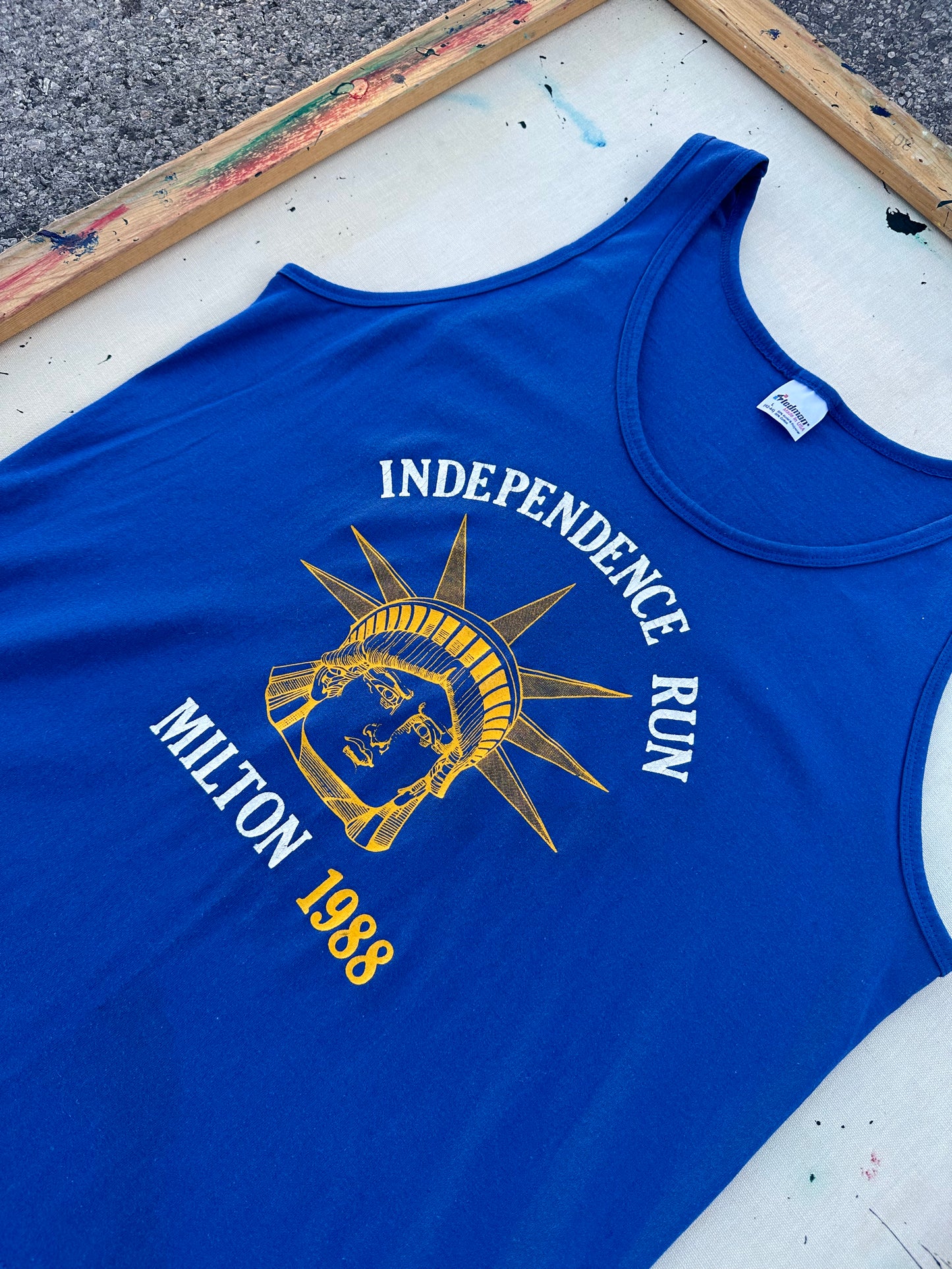 1988 Milton Independence Run Tank Top