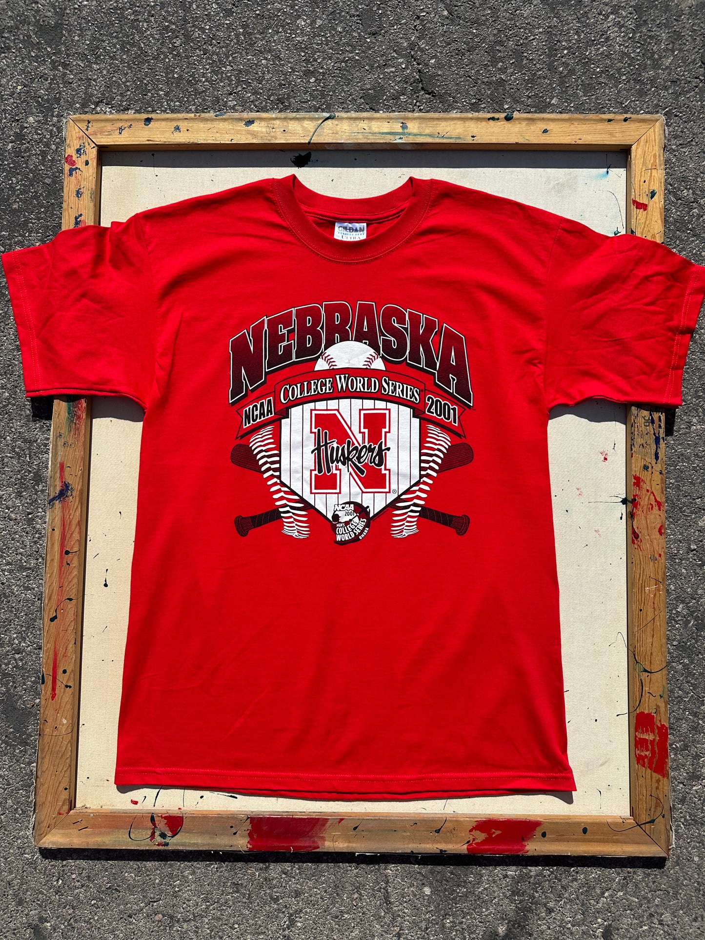 2001 Nebraska College World Series T-Shirt