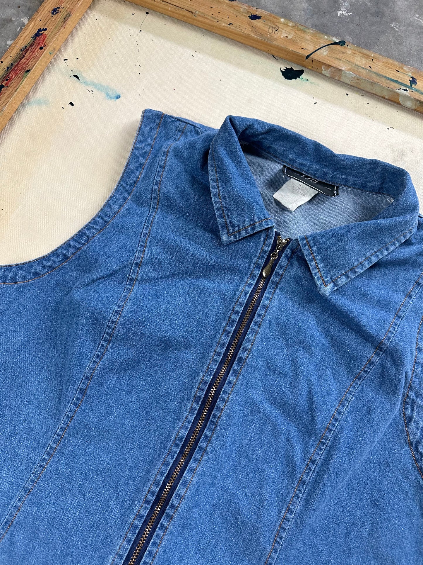 Vintage Molly Malloy Denim Vest