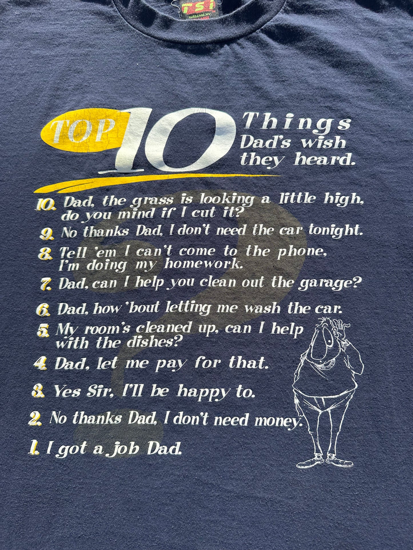 Vintage Top 10 Dad Things T-Shirt