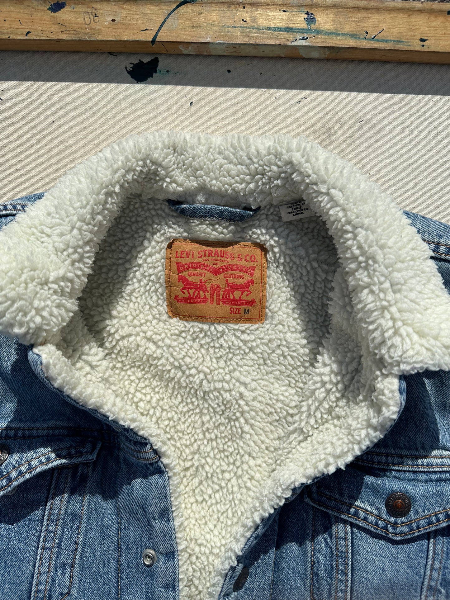 Levi’s Sherpa Lined Denim Jacket