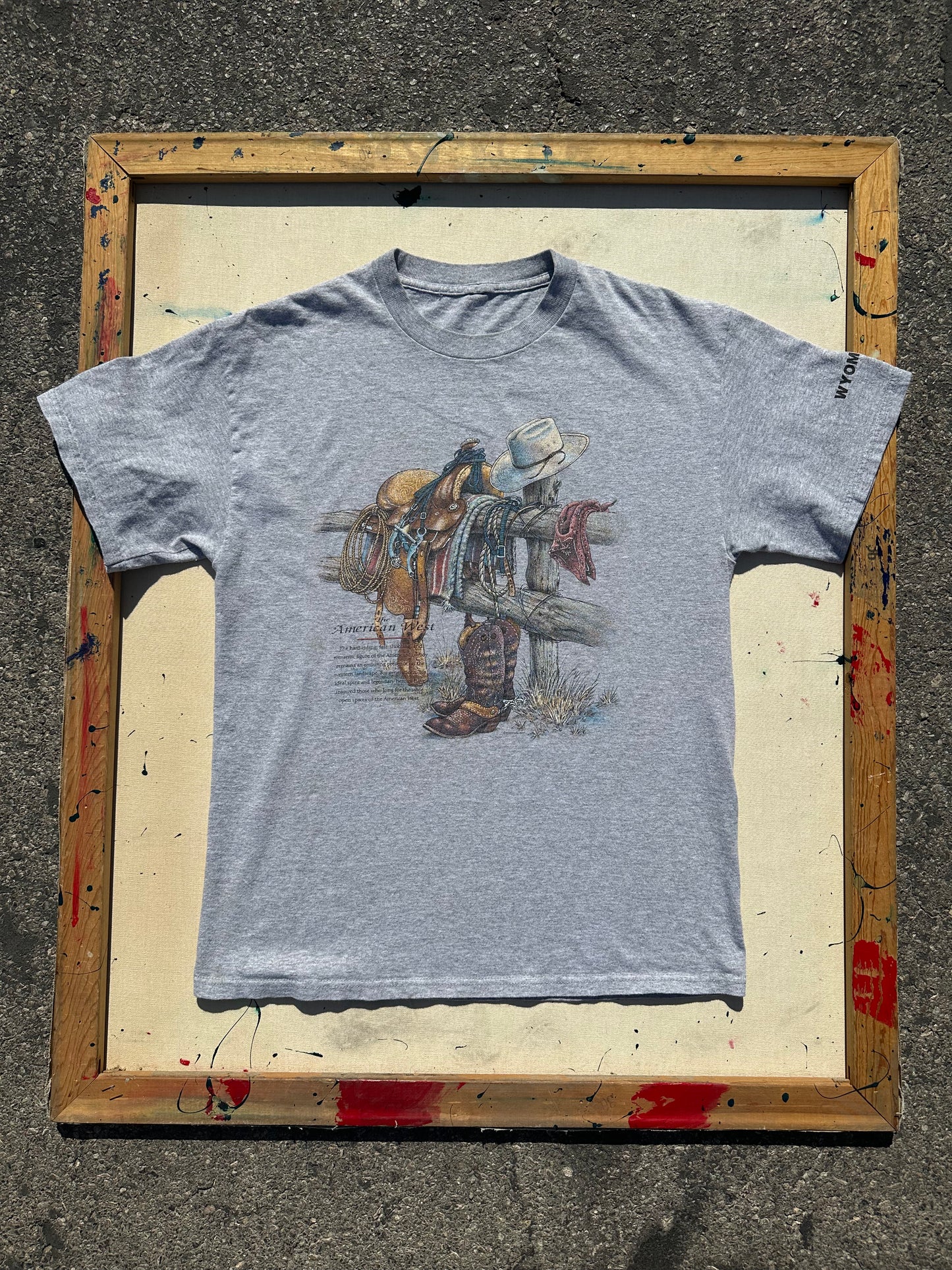 Y2K Wyoming Cowboy T-Shirt