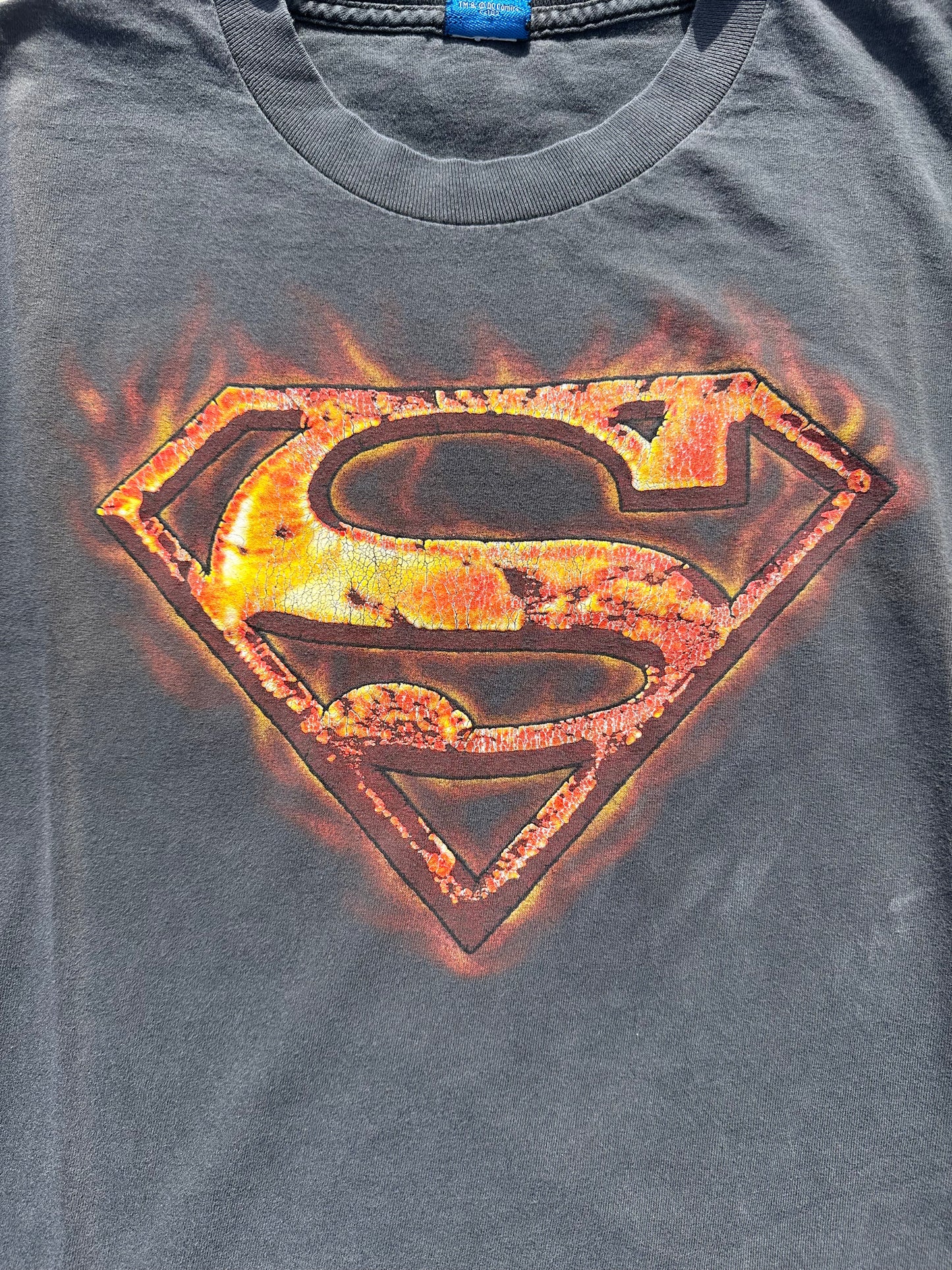 Faded Y2K Superman T-Shirt