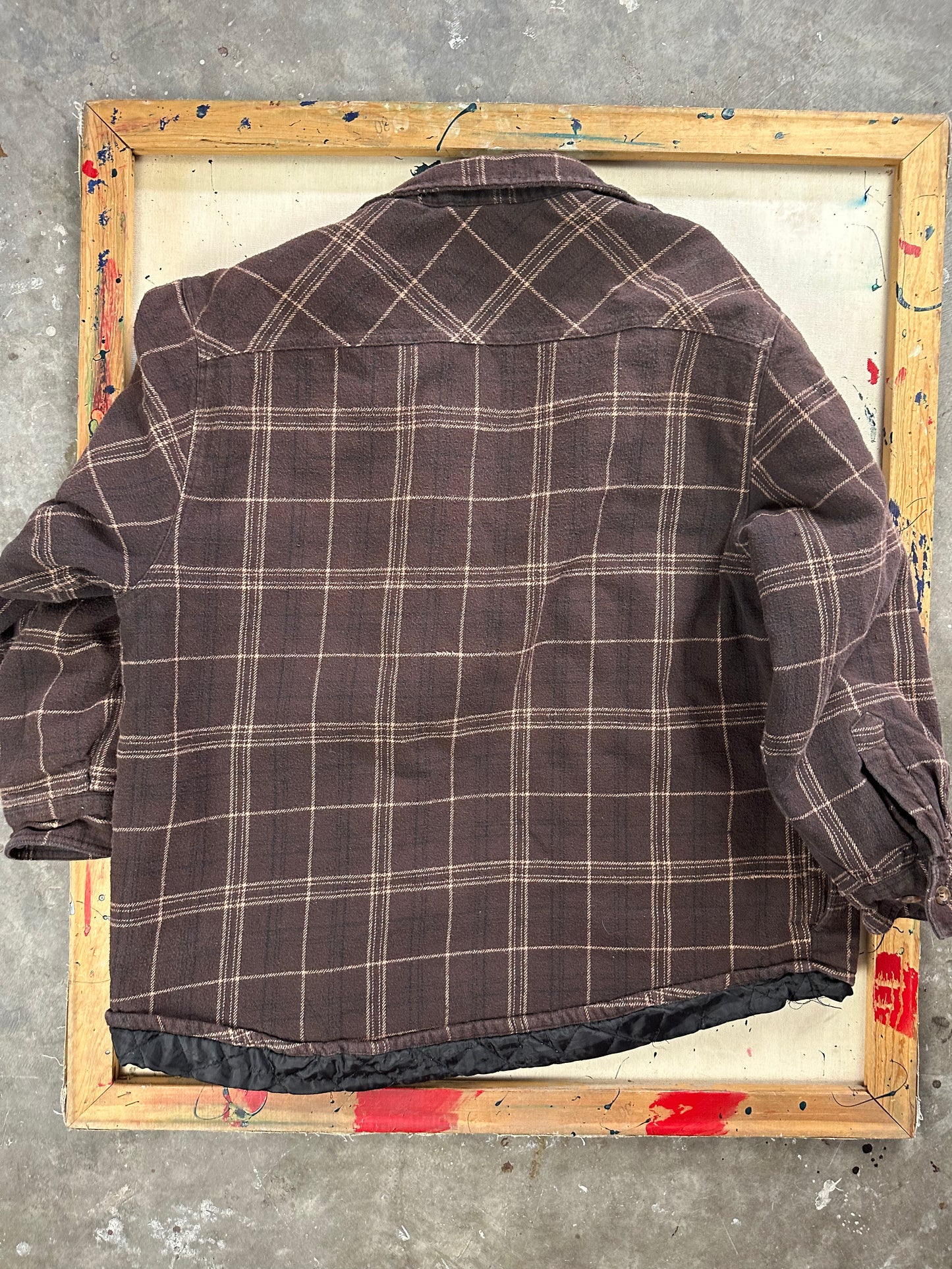 Levi’s Brown Plaid Shirt Jacket