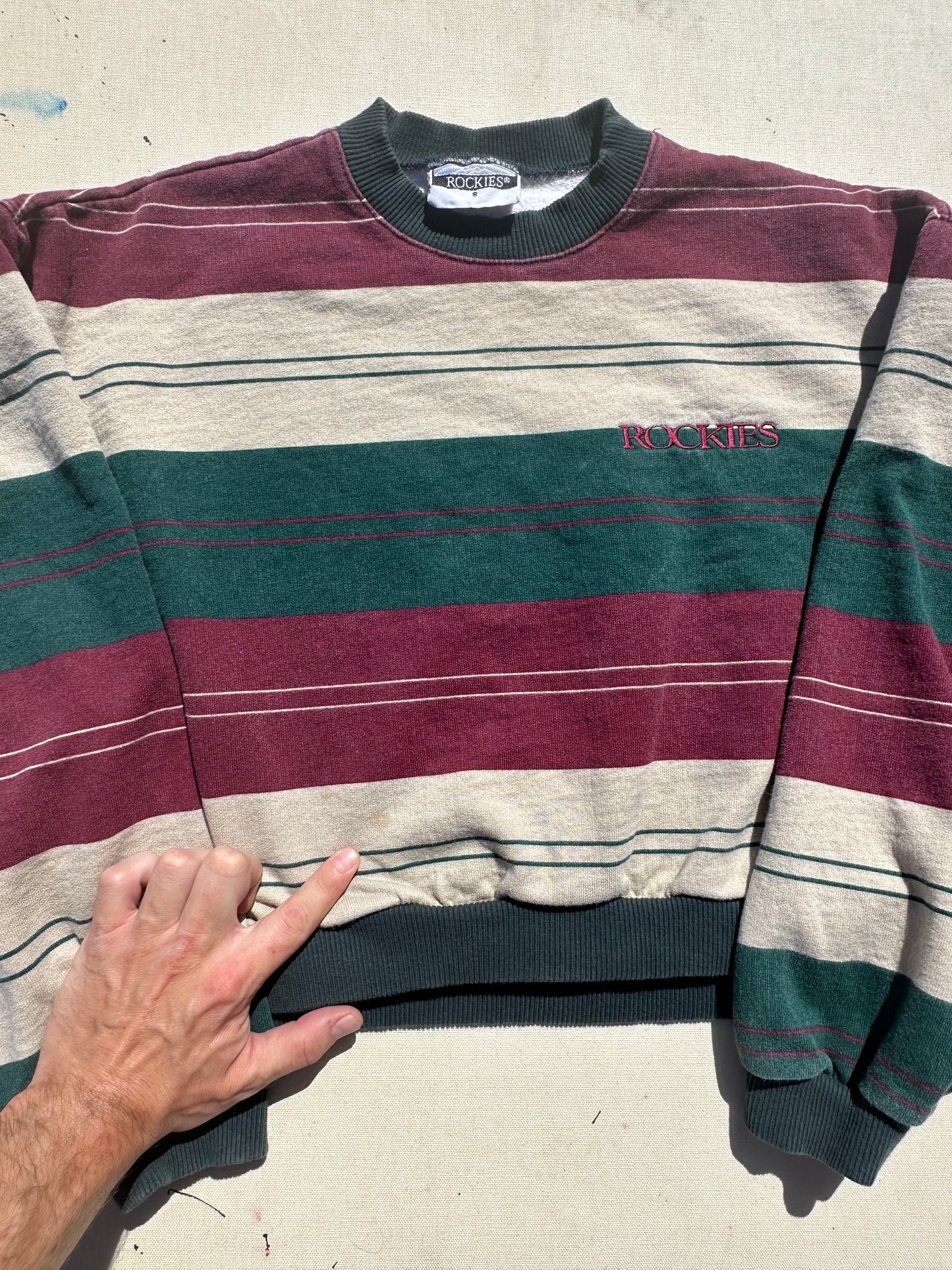 Vintage Rockies Cropped Sweatshirt
