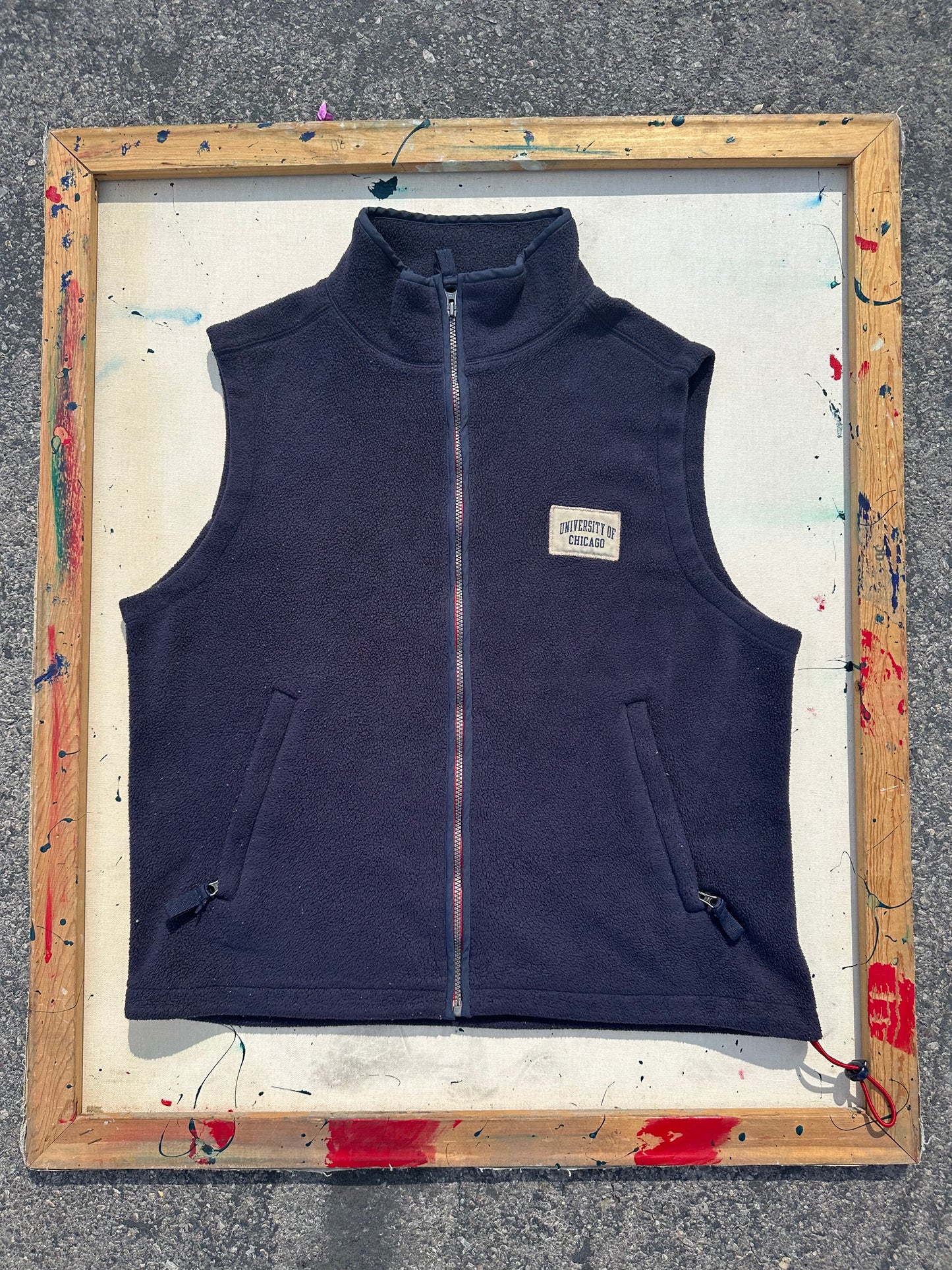 Vintage University of Chicago Fleece Vest