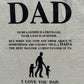 I Love You Dad T-Shirt