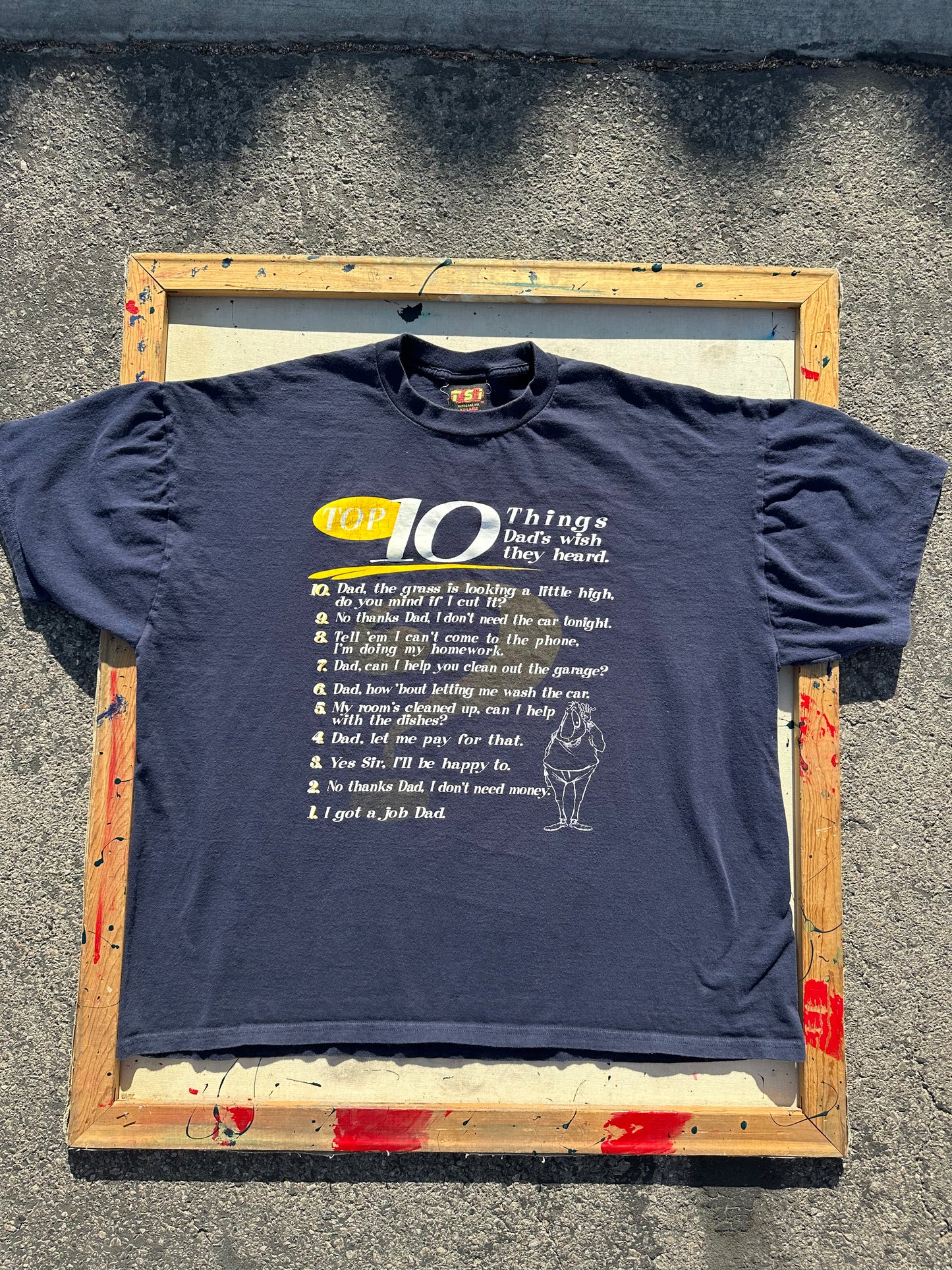 Vintage Top 10 Dad Things T-Shirt