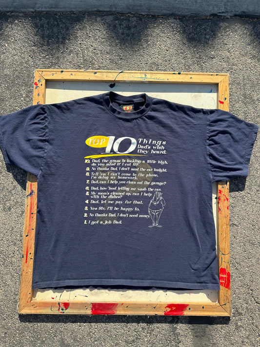 Vintage Top 10 Dad Things T-Shirt