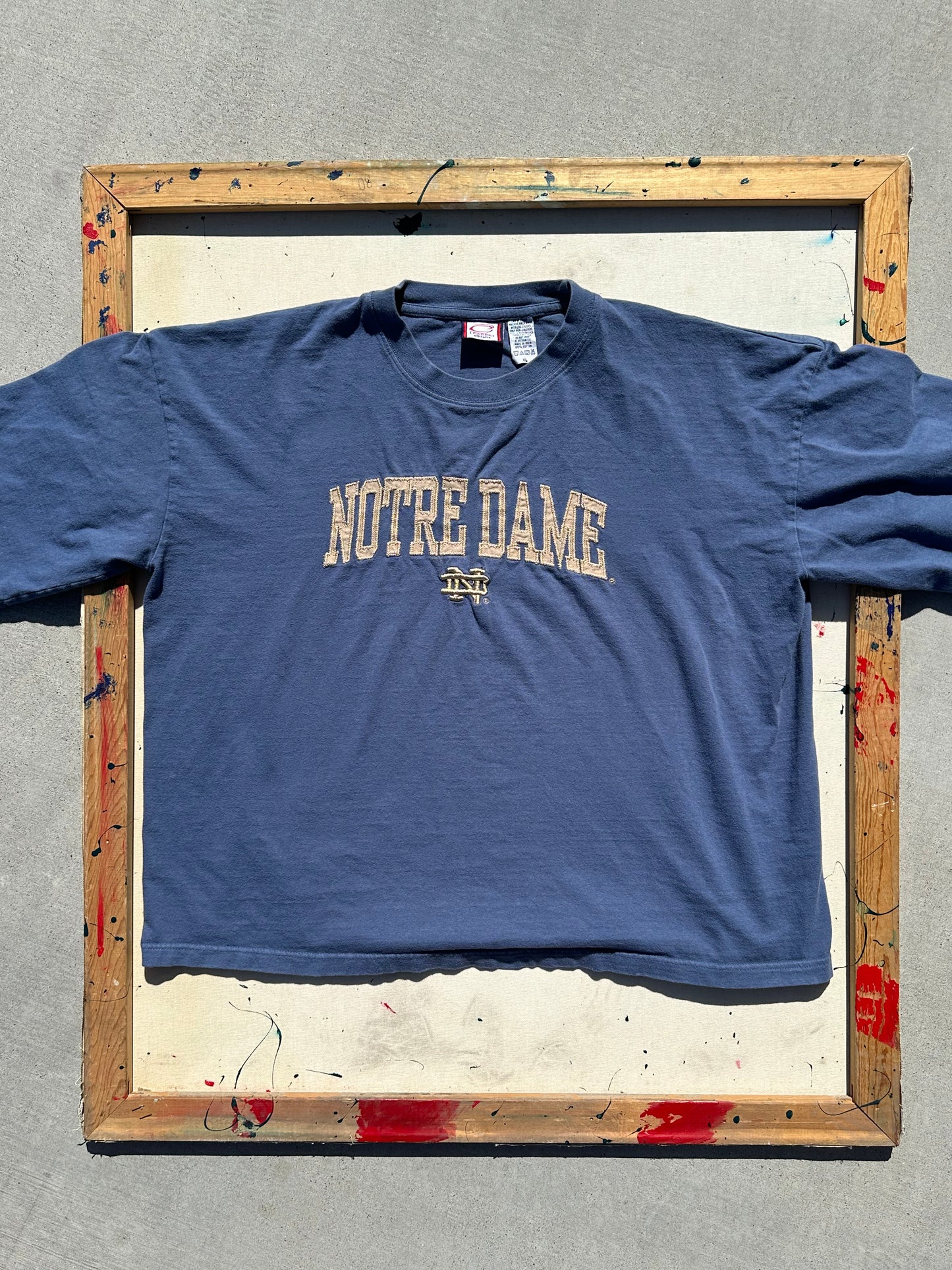 Notre Dame Embroidered T-Shirt