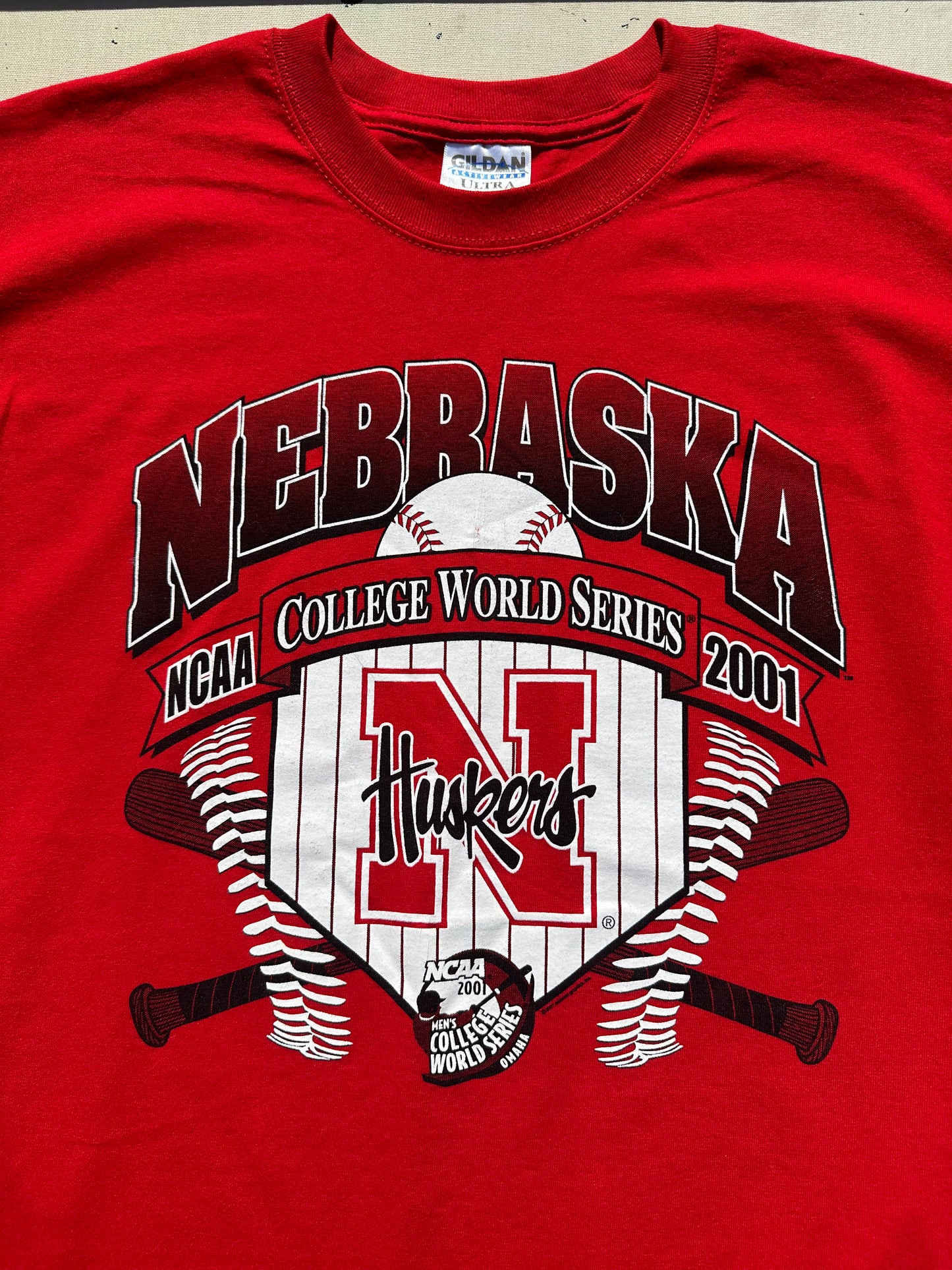 2001 Nebraska College World Series T-Shirt