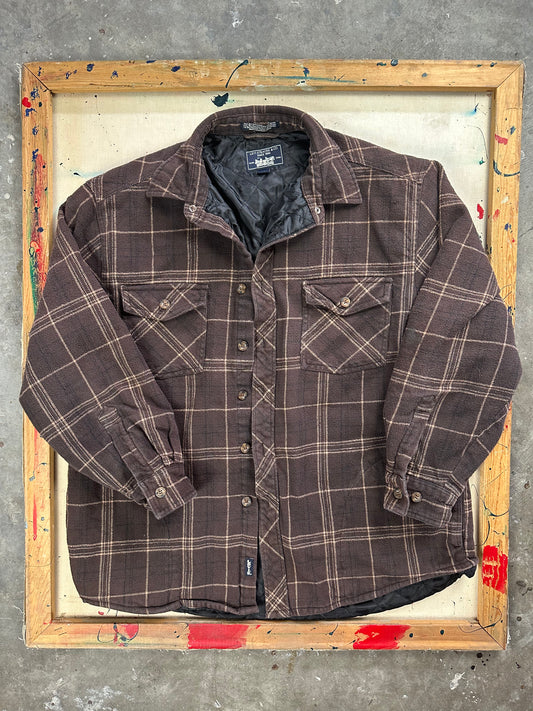 Levi’s Brown Plaid Shirt Jacket
