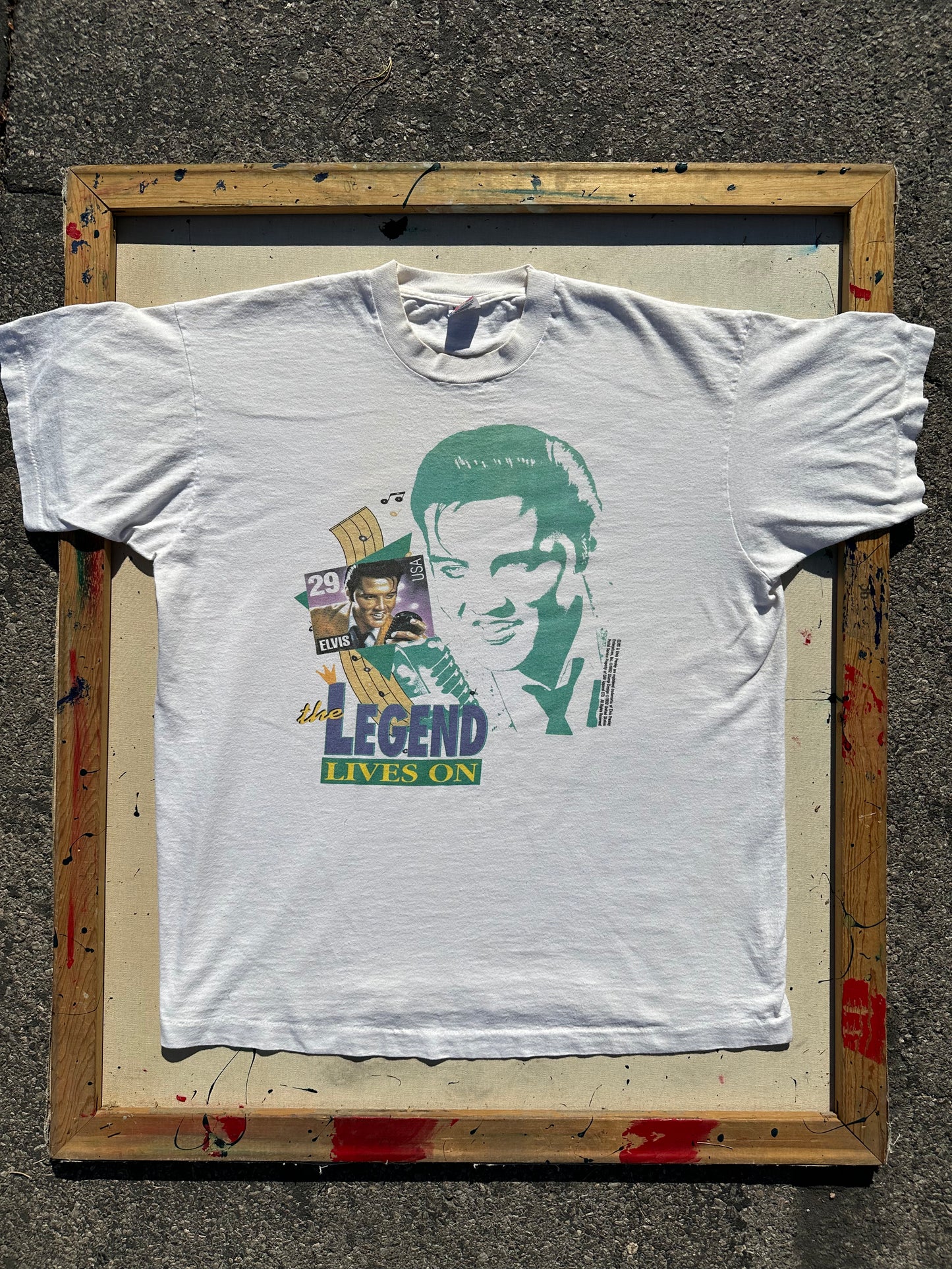 1992 Elvis The Legend Lives On T-Shirt