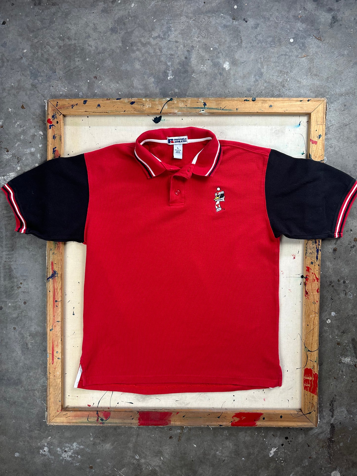 Vintage Youngstown State Russell Athletic Polo Shirt