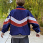 Vintage Color Block Windbreaker