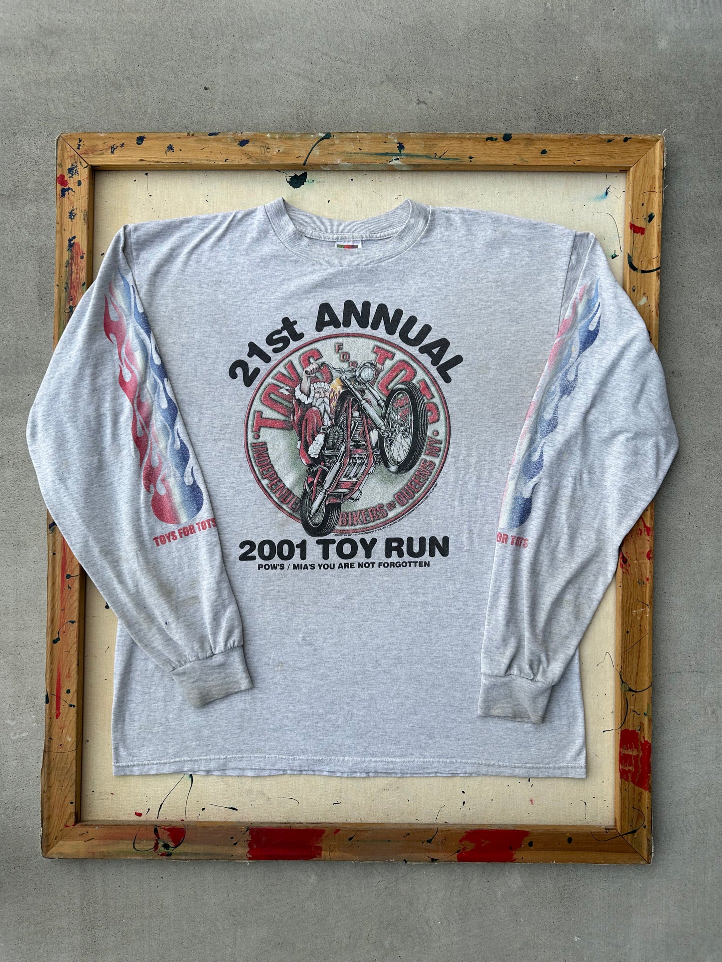 2001 Flaming Toy Run Long Sleeve