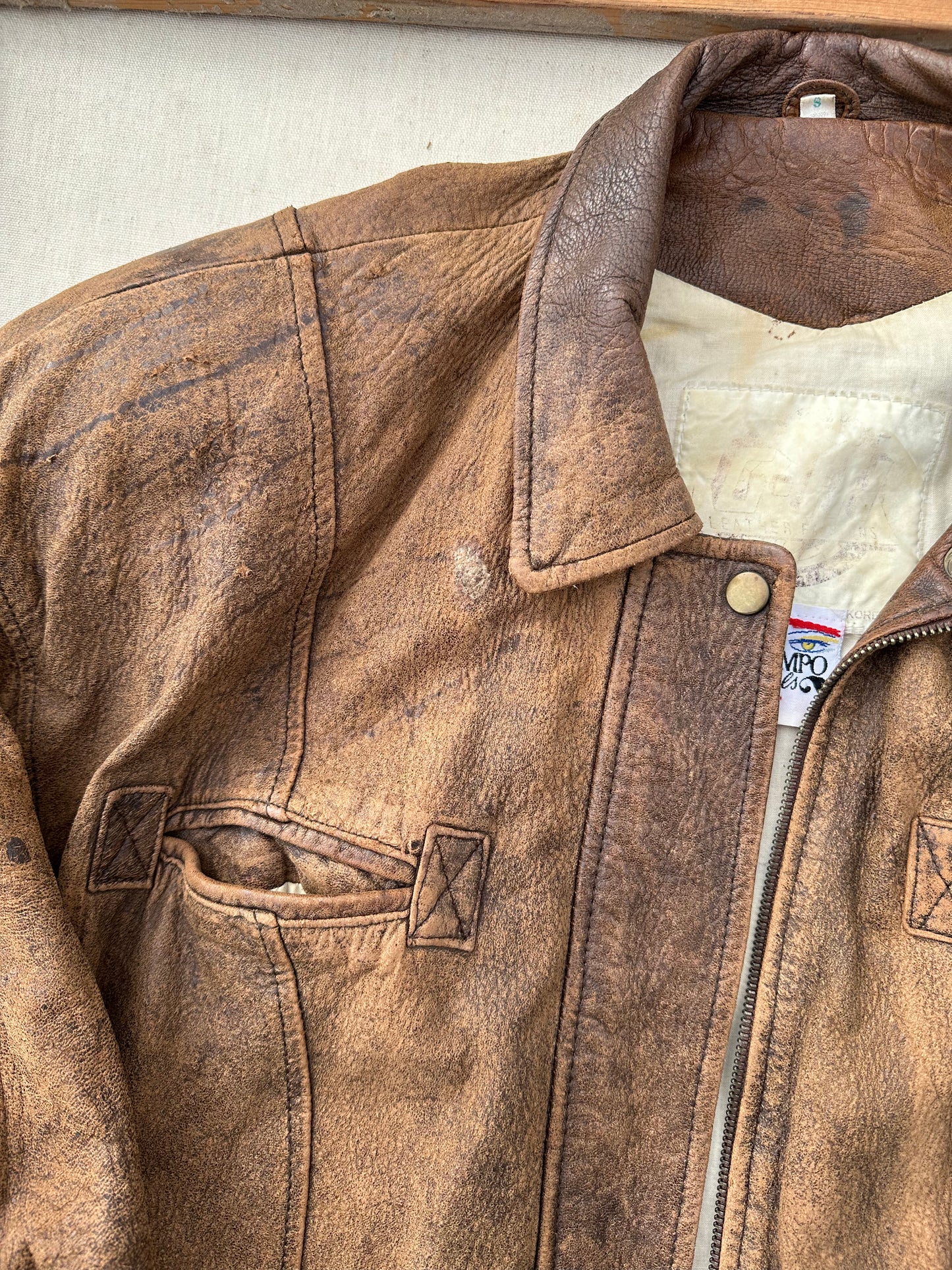 Vintage Cotempo Casuals Leather Jacket